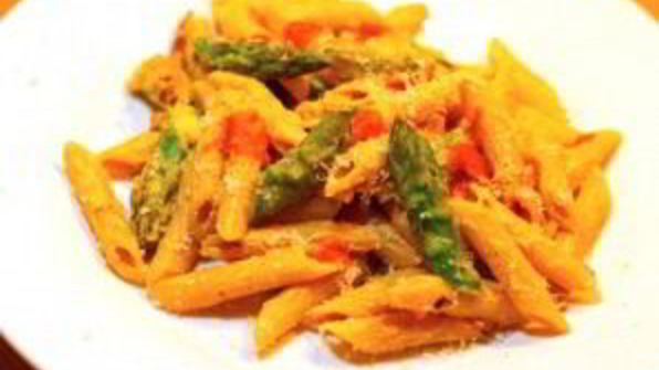 паста со спаржей