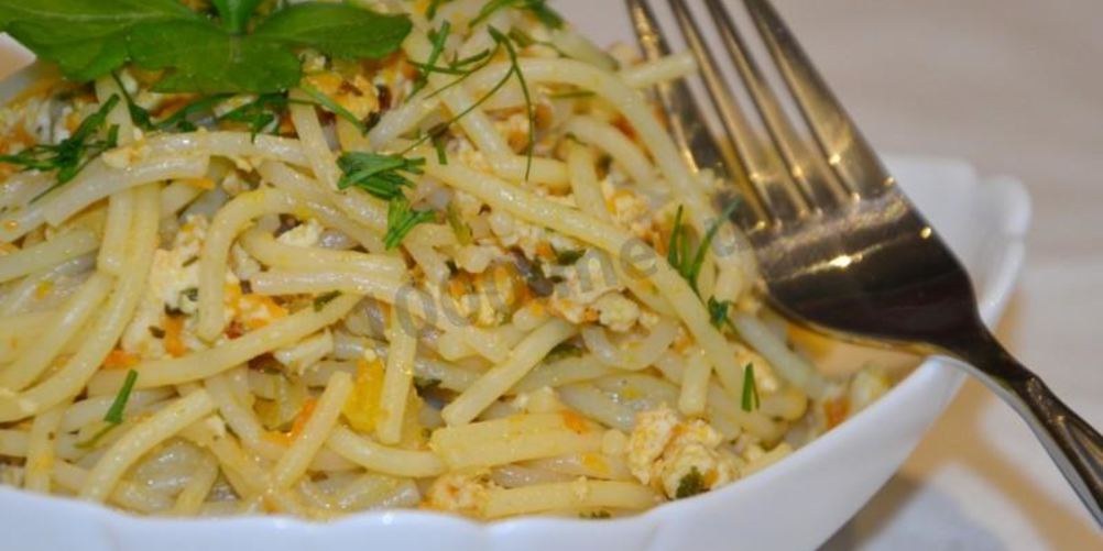 Рецепт спагетти с куриным фаршем