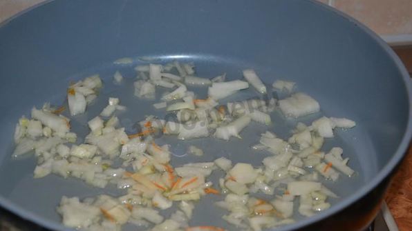 спагетти с куриным фаршем