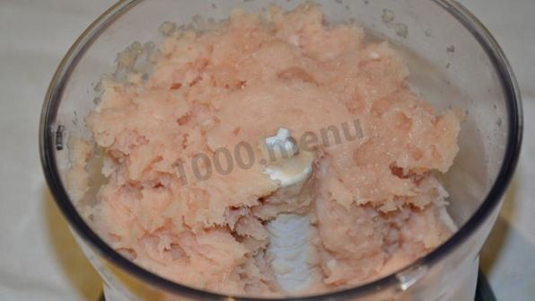 спагетти с куриным фаршем