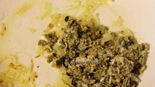 спагетти с соусом из мидий