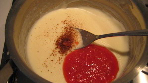 запеченные конкильони, фаршированные мясом