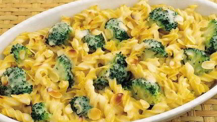 Запеченные макароны с брокколи