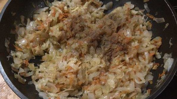 ханум с капустой и фаршем