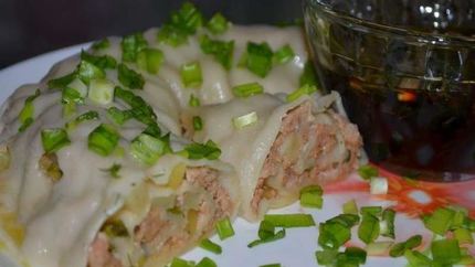 Ханум с мясом и картошкой