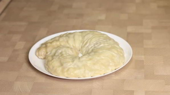 ханума с фаршем и картошкой