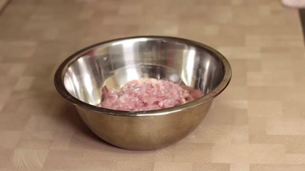 ханума с фаршем и картошкой