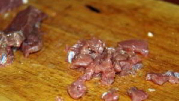 манты из рубленого мяса