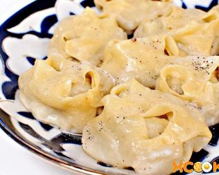 Манты на пару