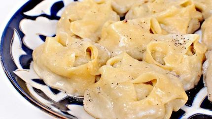 Манты на пару