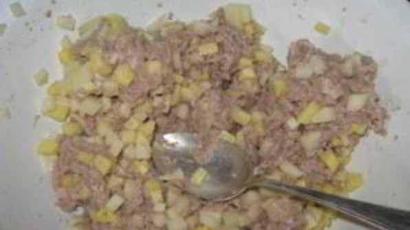 манты с грибами и картошкой