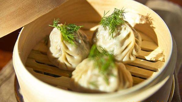 манты с грибами