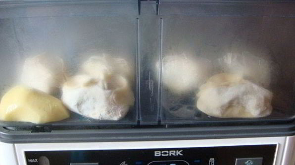 манты с гусем