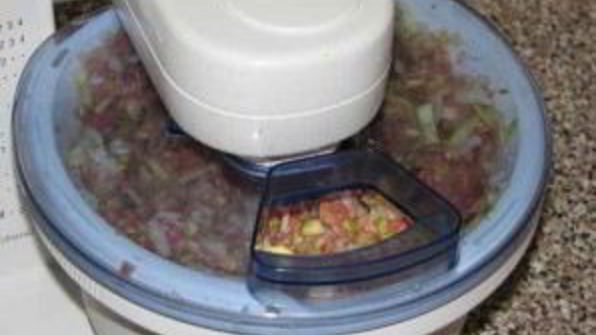 манты с кабачком и мясом