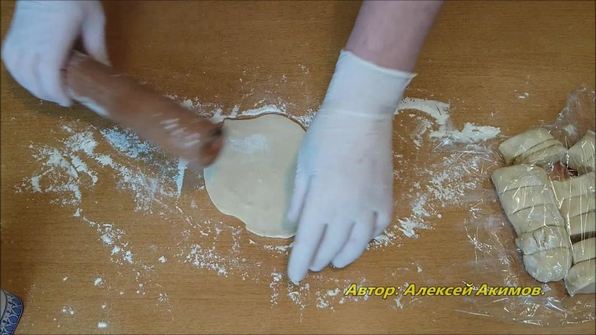 манты с курицей