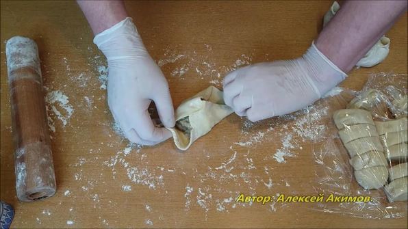 манты с курицей