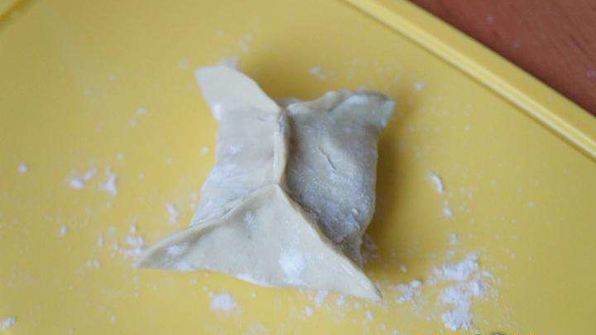 манты с мясом и с тыквой