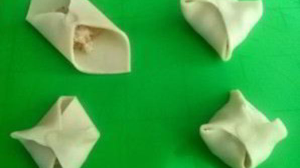 манты с тыквой и мясом в мультиварке