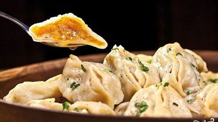 Манты с тыквой постные