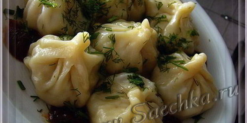 Рецепт мантов в мантоварке