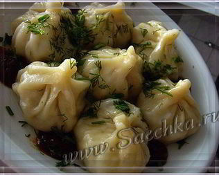 Манты в мантоварке