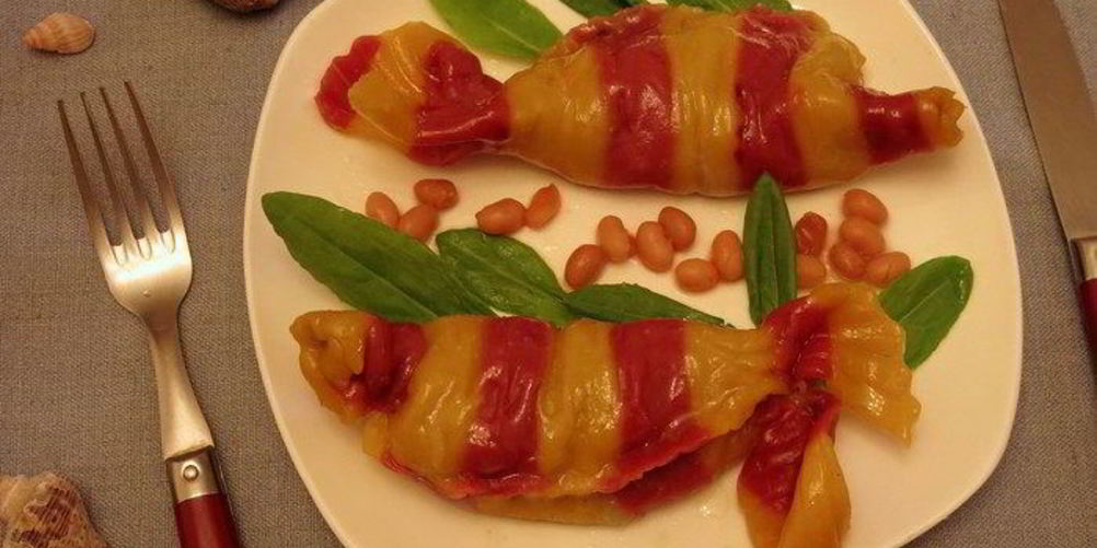 Рецепт постных мантов рыбки с кальмарами