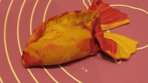 постные манты рыбки с кальмарами