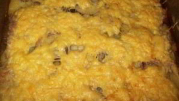 картофель по-французски с фаршем