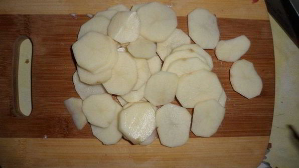 картошка с мясом по-французски