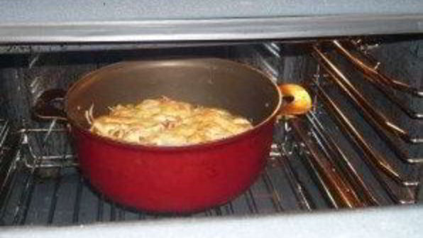 курица по-французски с картошкой