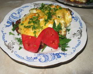 Мясо по-французски без картошки