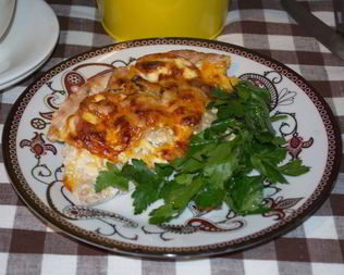 Мясо по-французски из куриного филе