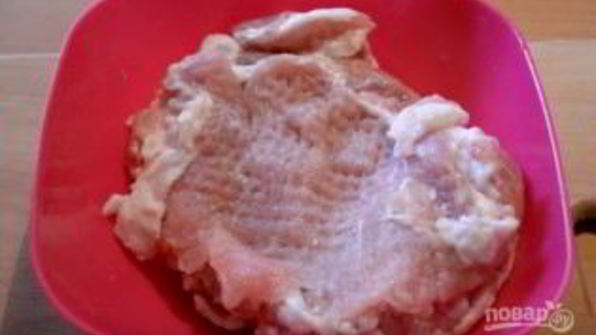 мясо по-французски с грибами и сыром