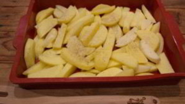 мясо по-французски в духовке с картошкой