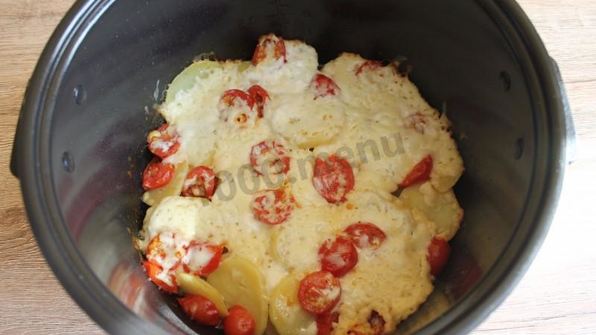 мясо по-французски в мультиварке с картофелем