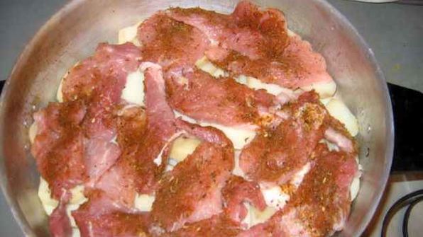 свинина по-французски