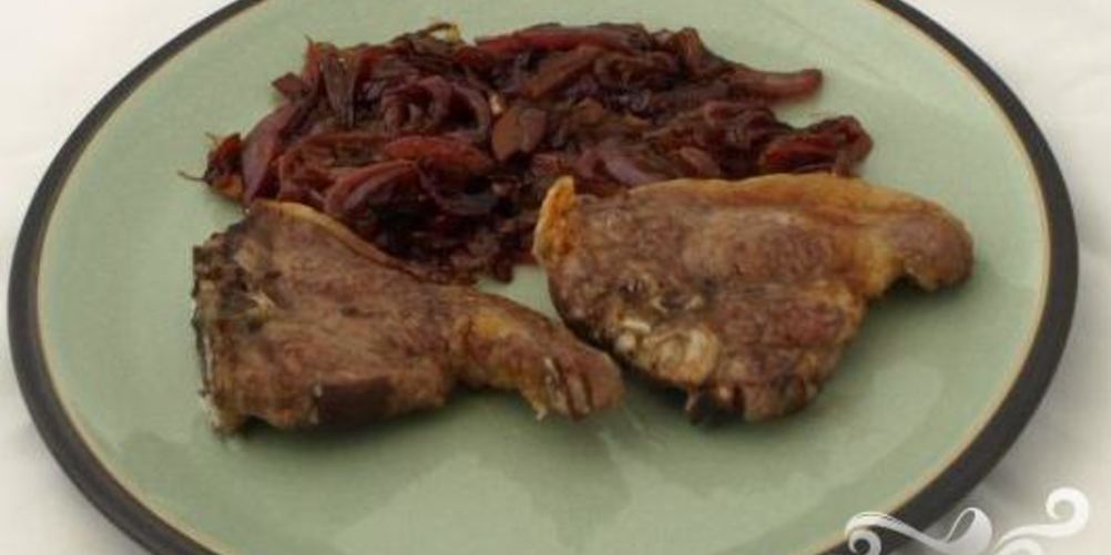 Рецепт баранины с луком