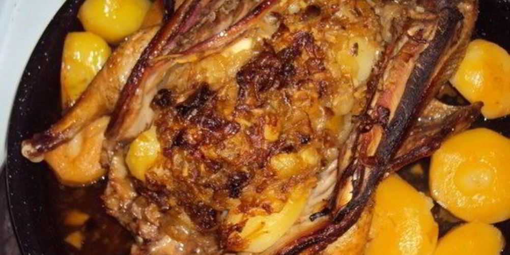 Рецепт индоутки с картошкой в духовке