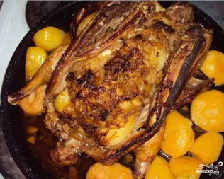 Индоутка с картошкой в духовке