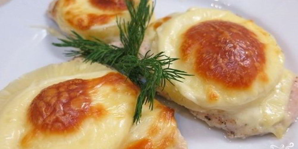 Рецепт куриной грудки с ананасами