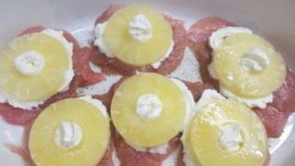 куриная грудка с ананасами