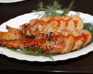 Куриные крылышки фаршированные