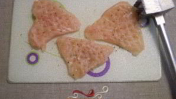 куриные отбивные кусочками