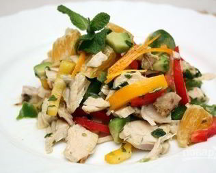 Курица с авокадо