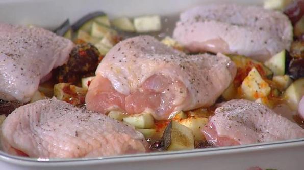 курица с финиками по-магрибски