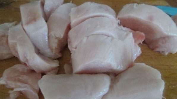 курица с картофелем и фасолью