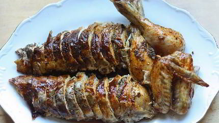 Курица с картофелем и грибами