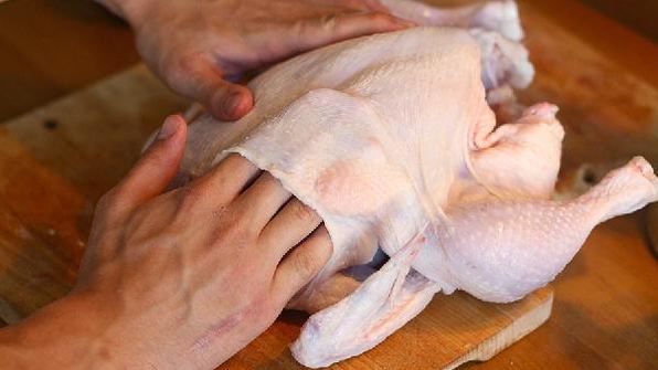 курица с картофелем и грибами