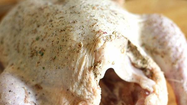 курица с картофелем и грибами