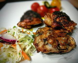 Курица в острой глазури